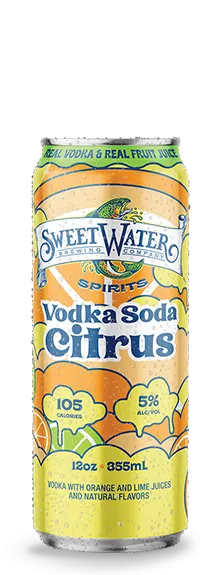 SweetWater Spirits Vodka Soda Citrus